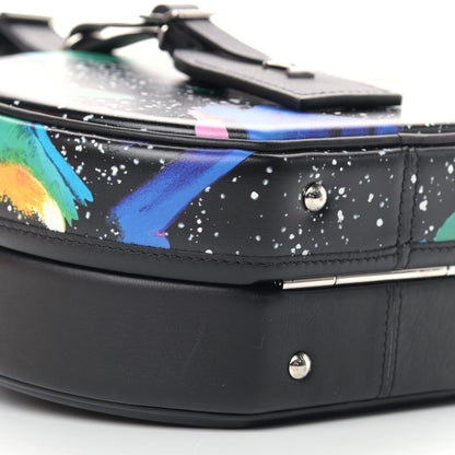 Louis Vuitton Calfskin Splash Print Petite Boite Chapeau Black 8 of 10
