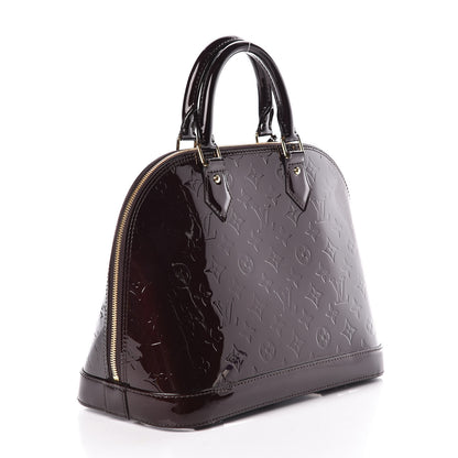 Louis Vuitton Vernis Alma PM Amarante 3 of 8
