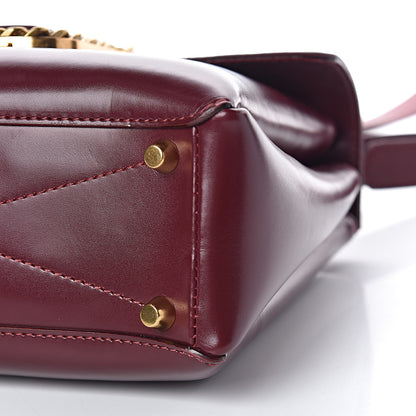 Marc Jacobs Calfskin St. Marc Shoulder Bag Burgundy 13 of 15