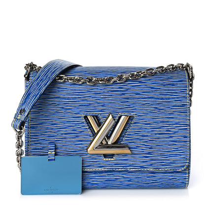 Louis Vuitton Epi Twist Shoulder Bag MM Denim Light 1 of 10