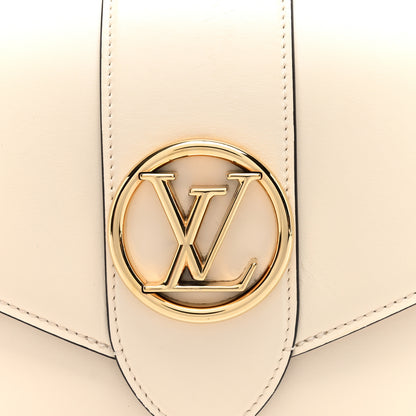 Louis Vuitton Smooth Calfskin LV Pont 9 Cream 7 of 10