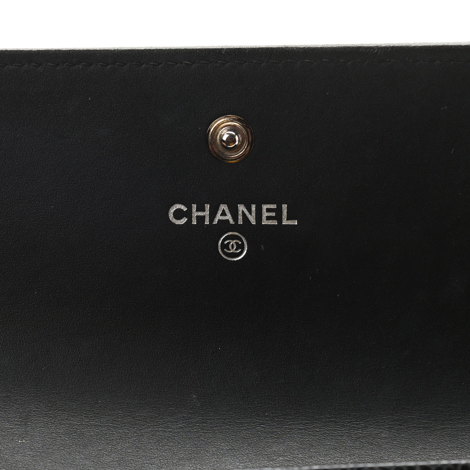 Chanel Caviar Timeless CC Large Gusset Flap Wallet Black 6 of 8