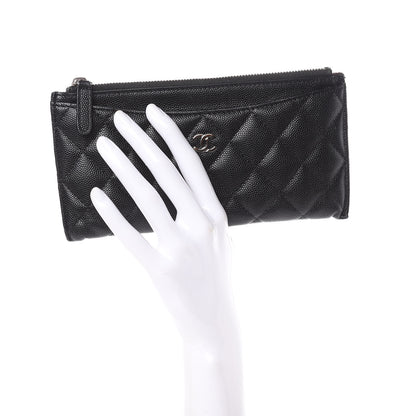 Chanel Caviar Quilted Classic Zip Pouch Black 2 of 11