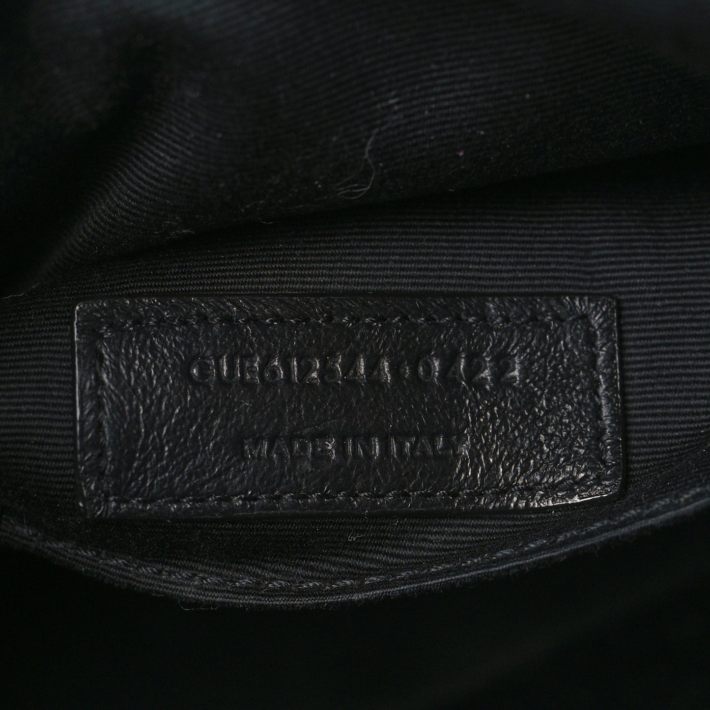 Calfskin Matelasse Monogram Lou Camera Bag Black