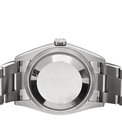 Rolex Stainless Steel 36mm Oyster Perpetual Watch Green 126000 4 of 5