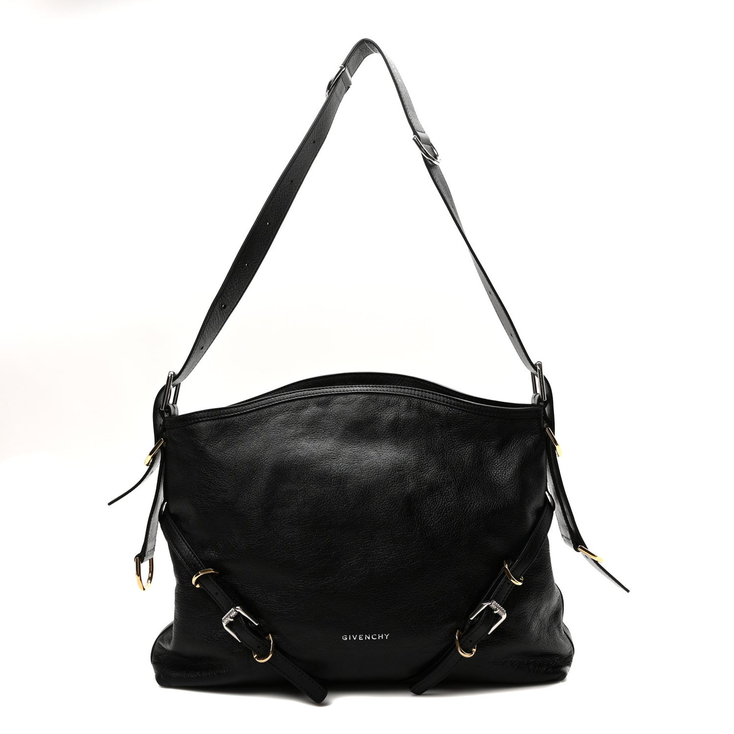 Calfskin Medium Voyou Bag Black