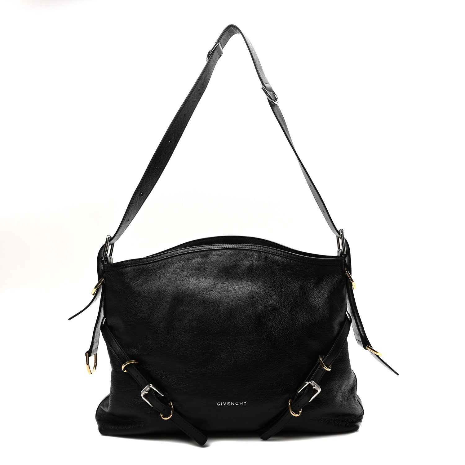 Givenchy Calfskin Medium Voyou Bag Black 1 of 9