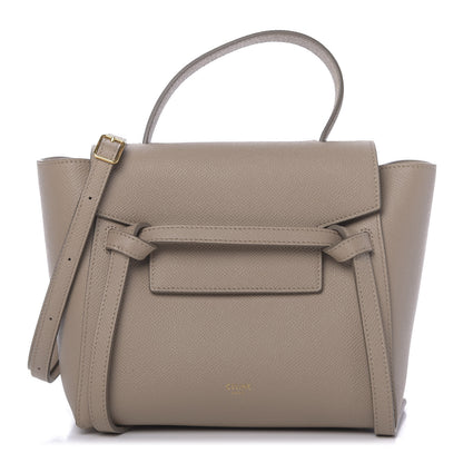 Celine Grained Calfskin Nano Belt Bag Light Taupe 1 of 13