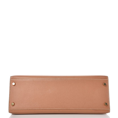 Hermes Courchevel Kelly Sellier 32 Gold 19 of 38