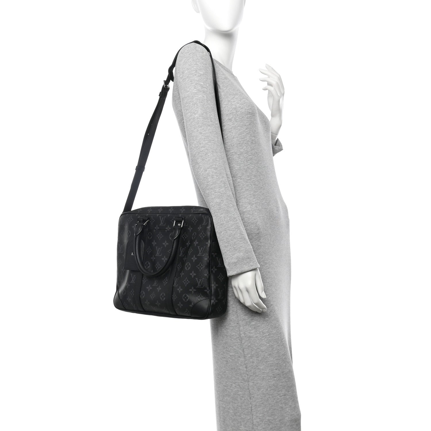 Louis Vuitton Monogram Eclipse Porte-Documents Voyage PM 2 of 10