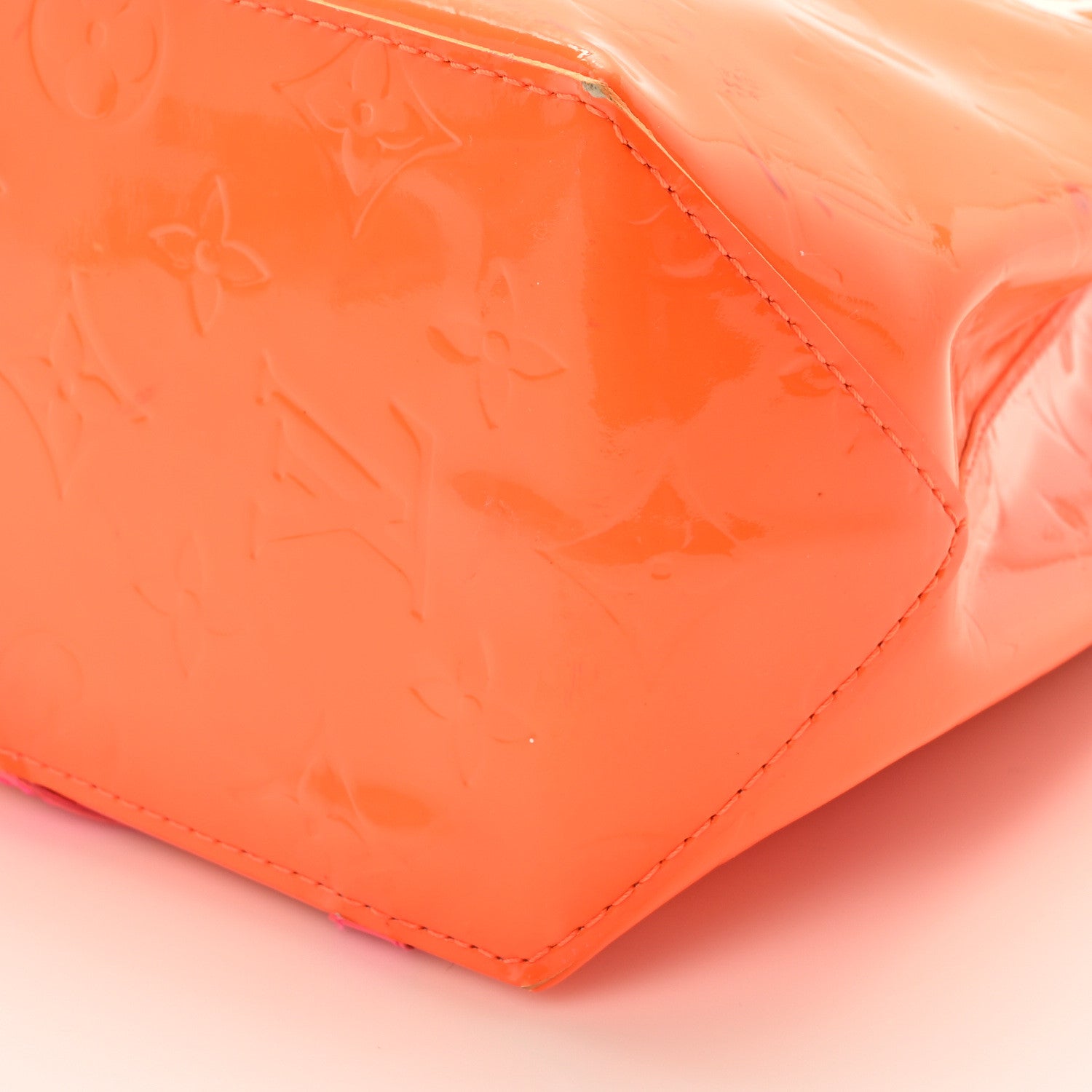 Louis Vuitton Vernis Fluo Reade PM Orange 10 of 10