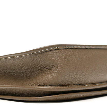 Hermes Taurillon Clemence Evelyn III PM Etoupe 10 of 11