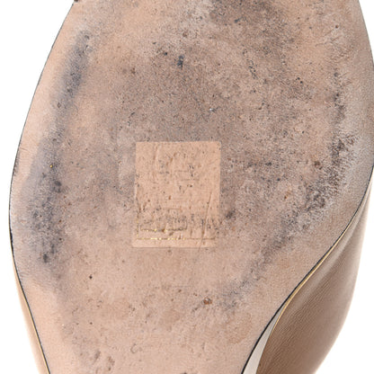 Chanel Lambskin Lucite CC Wedge Mules 37.5 Beige 12 of 17