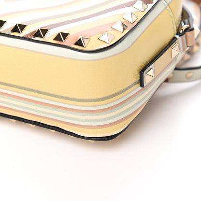 Valentino Garavani Vitello Native Couture 1975 Rockstud Camera Crossbody Bag Green Multicolor 9 of 10