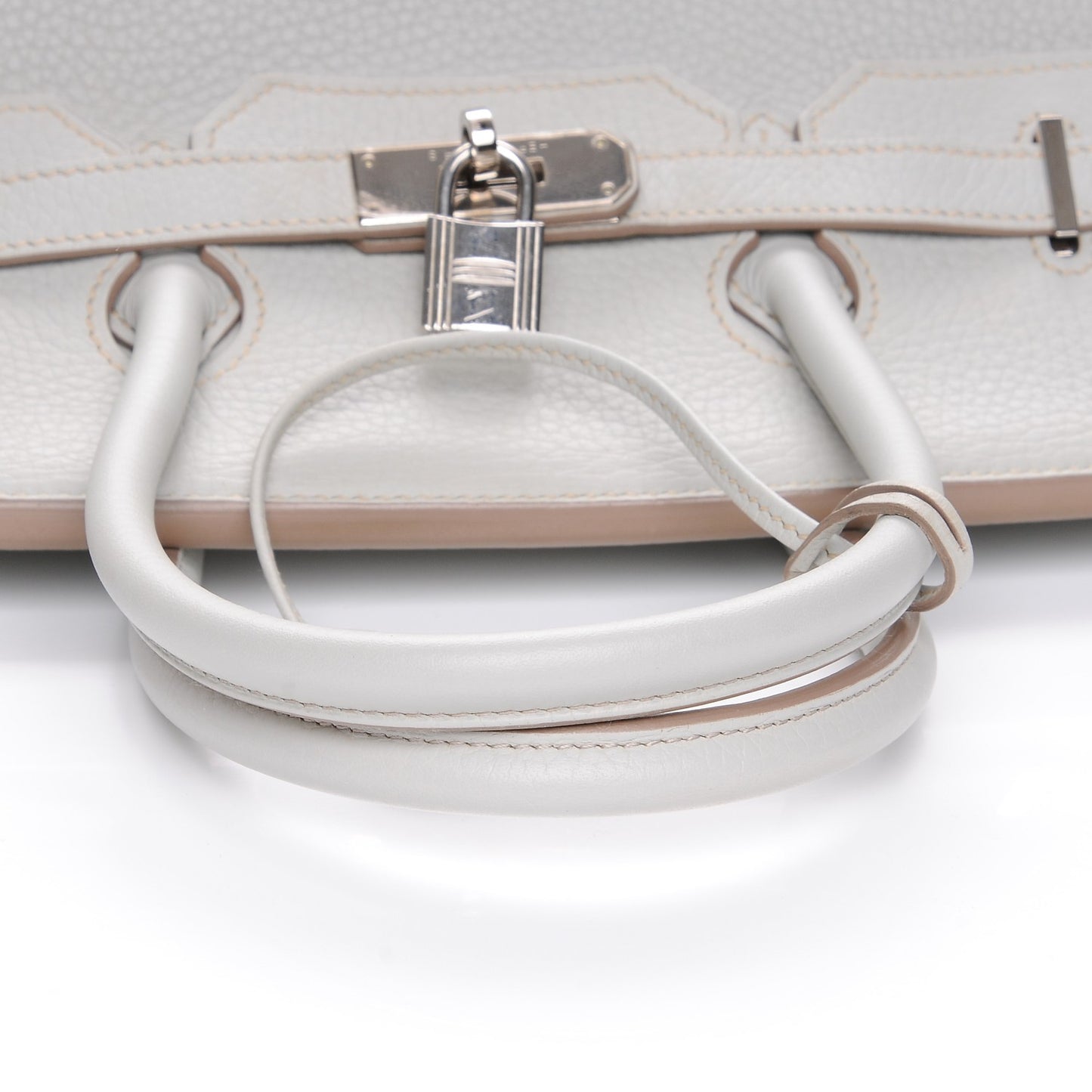 Taurillon Clemence Birkin 35 Gris Perle