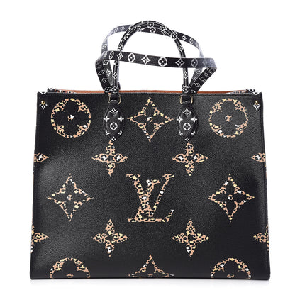 Louis Vuitton Monogram Giant Jungle Onthego GM Black 1 of 9