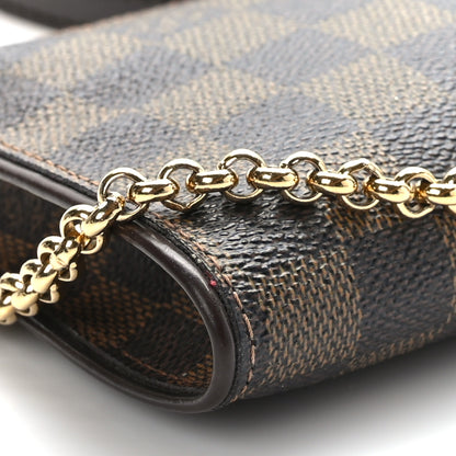 Louis Vuitton Damier Ebene Eva Clutch 8 of 9