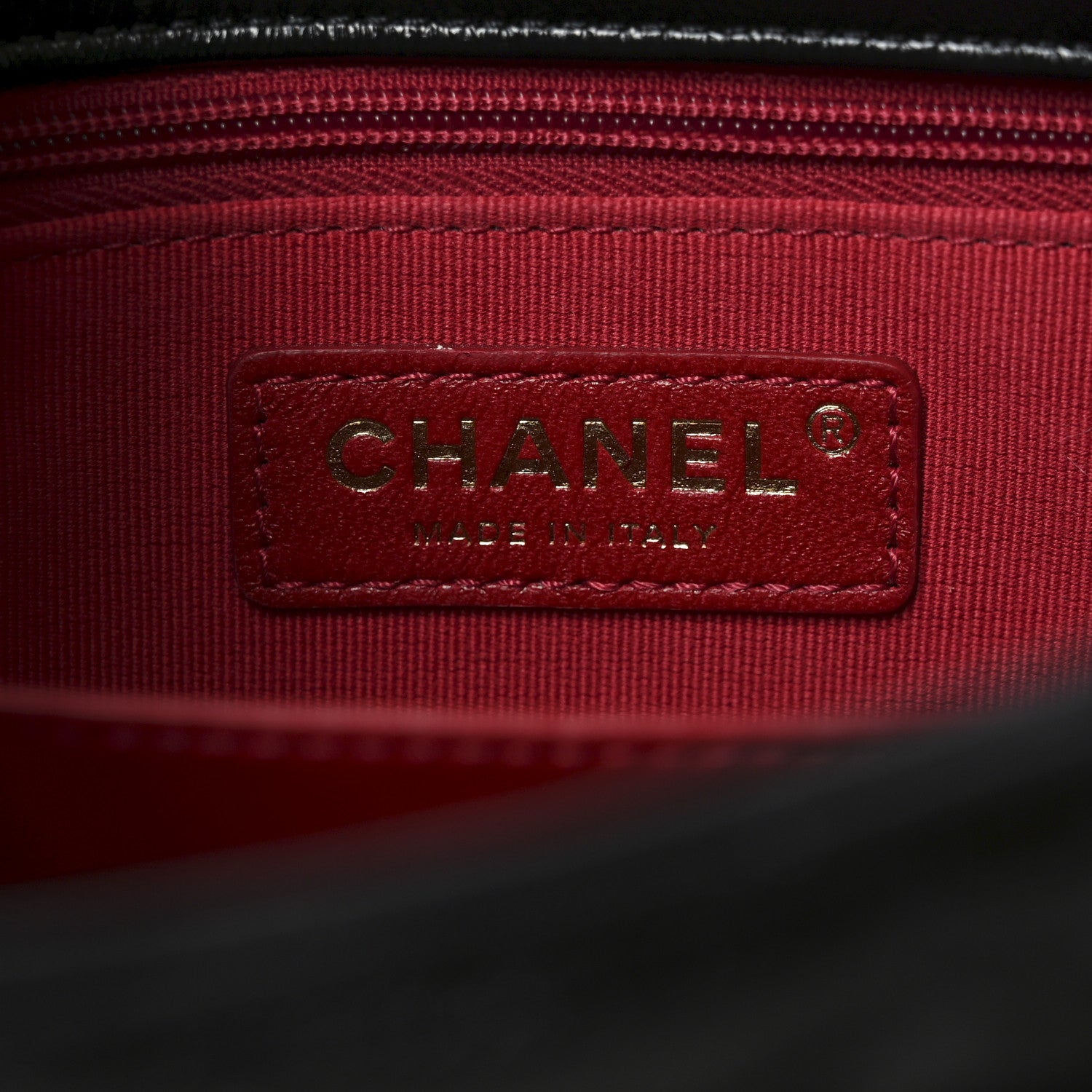 Chanel Shiny Crumpled Calfskin Quilted Wavy CC Hobo Black 6 of 10