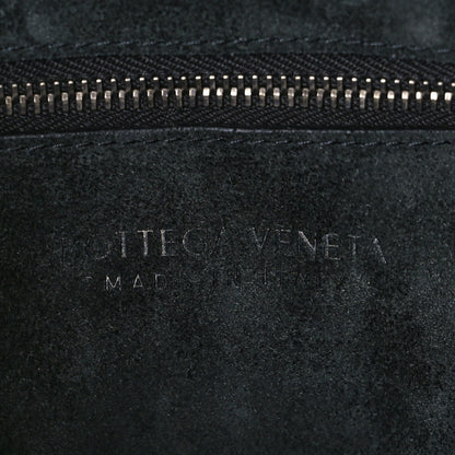 Bottega Veneta Metallic Crushed Calfskin Maxi Intrecciato Cassette Crossbody Bag Chlorophyll 6 of 8