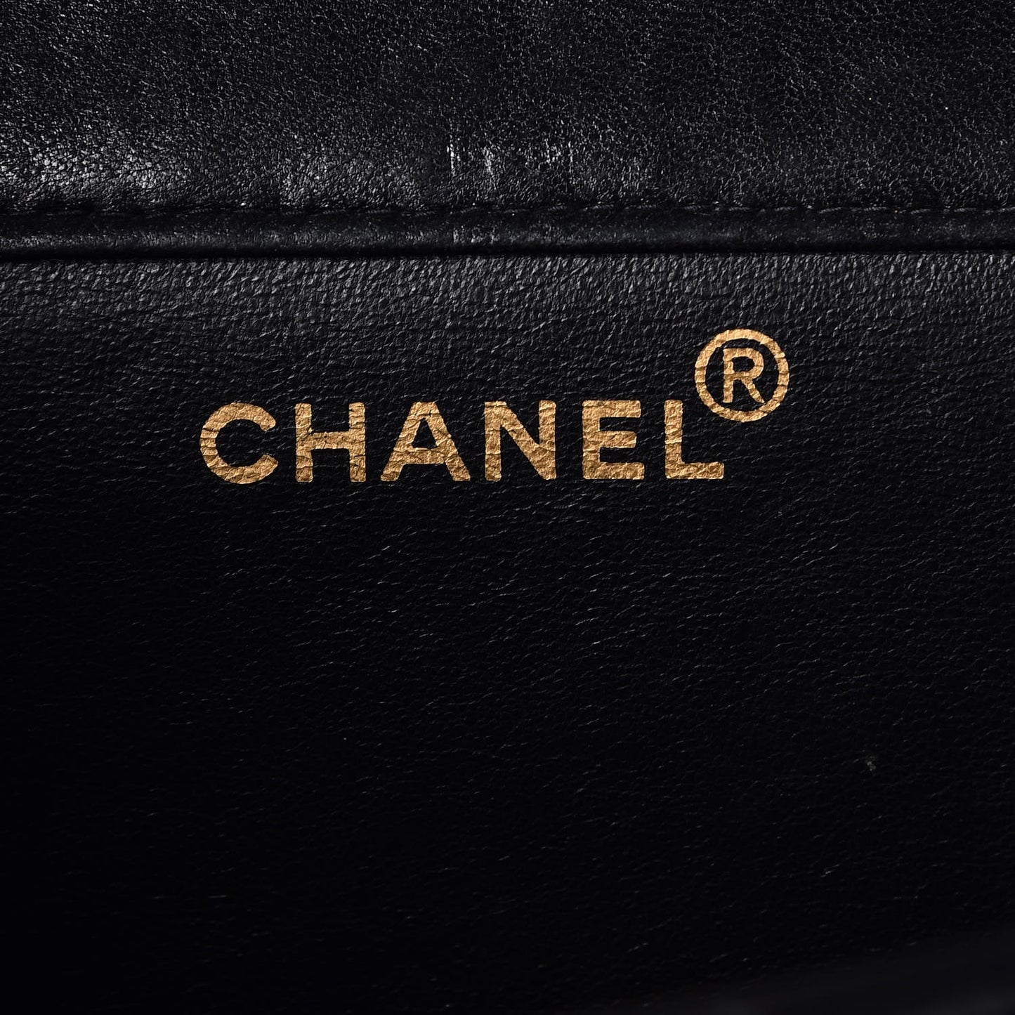 Patent Quilted Jumbo Double Sided Flap Black