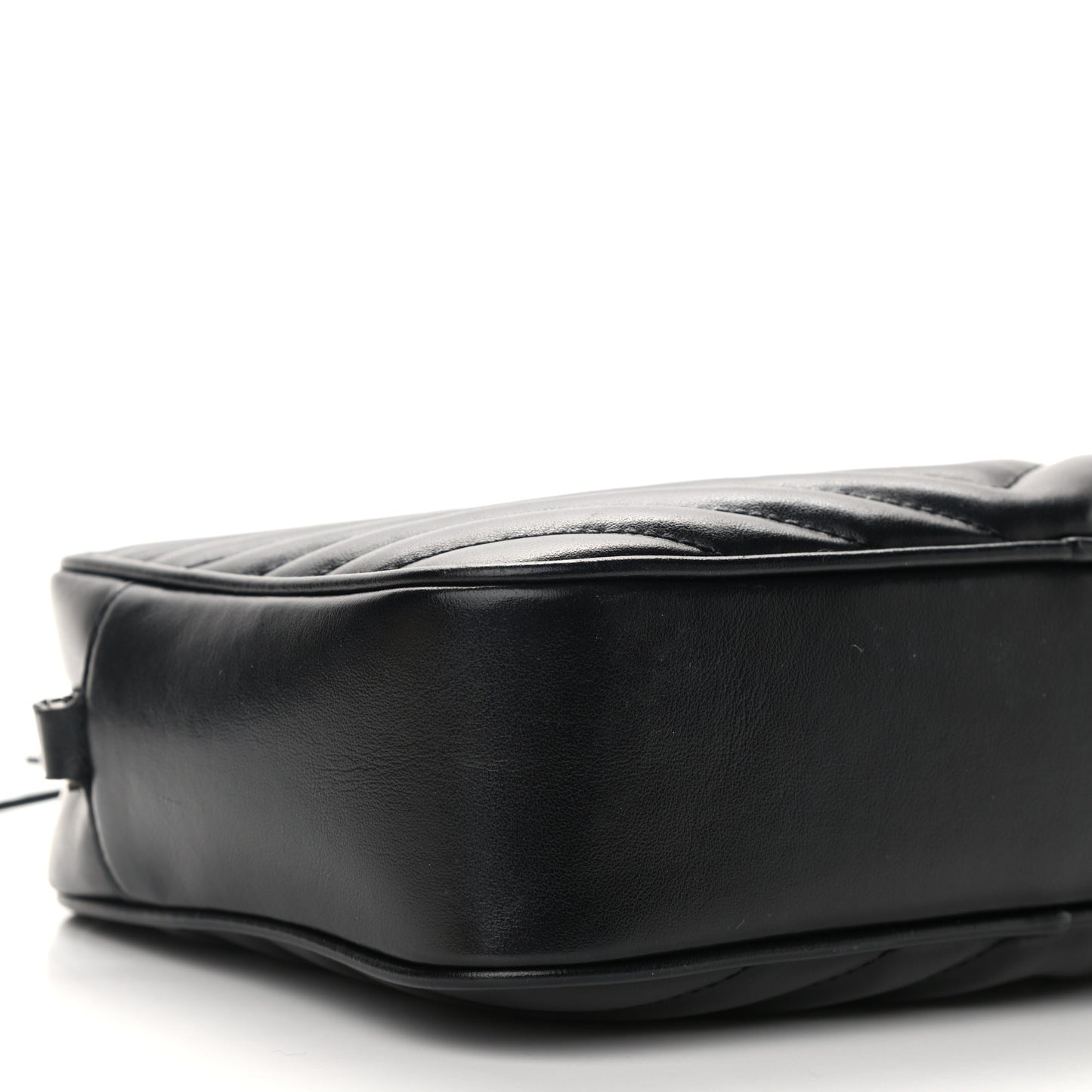 Calfskin Matelasse Monogram Lou Camera Bag Black