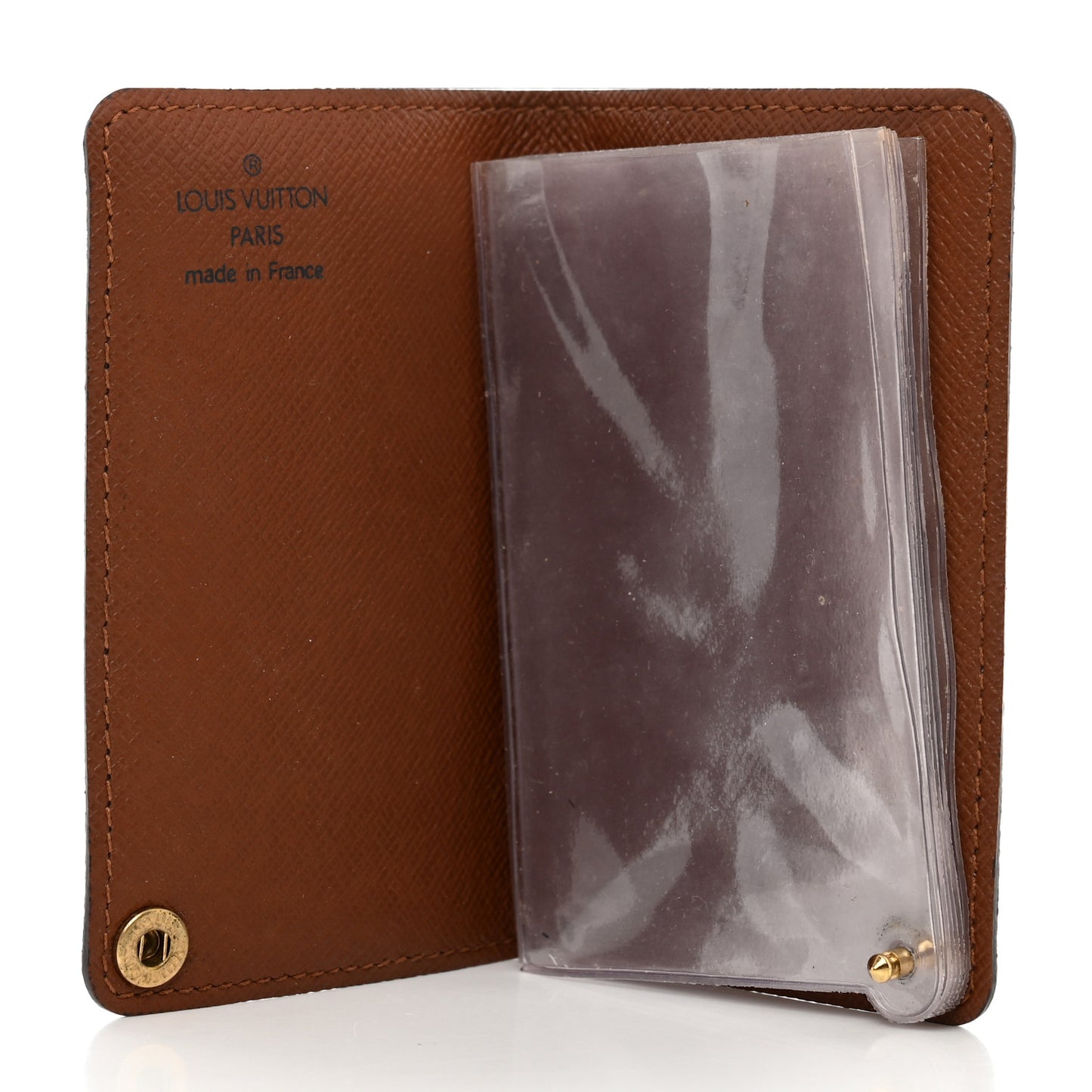 Monogram Credit Card Photo Holder