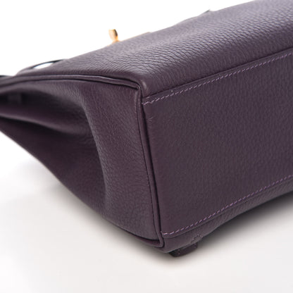 Hermes Togo Kelly Ado Backpack Raisin 32 of 34