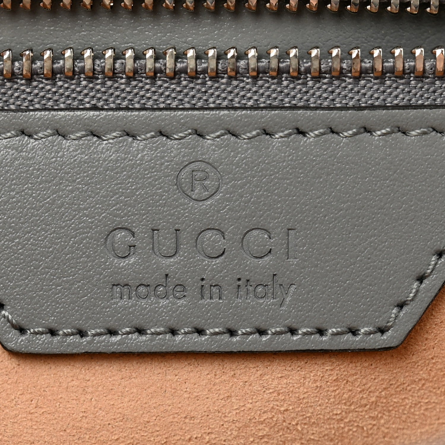Gucci Calfskin Matelasse Aria Small GG Marmont Shoulder Bag Deep Grey 6 of 10