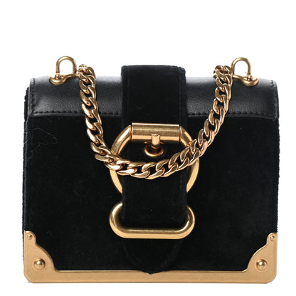 Prada Velluto Micro Cahier Bag Black 1 of 8