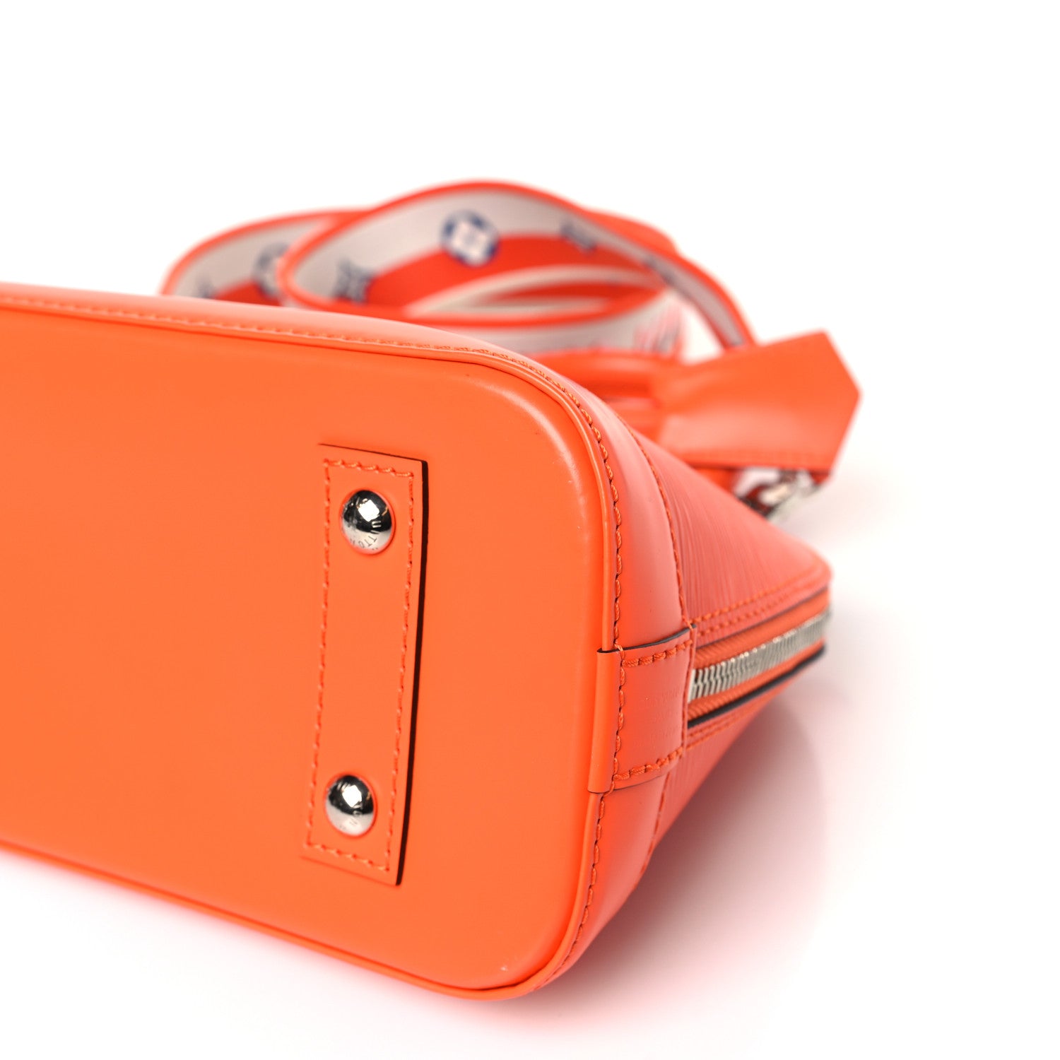 Louis Vuitton Epi Jacquard Alma BB Orange 8 of 8