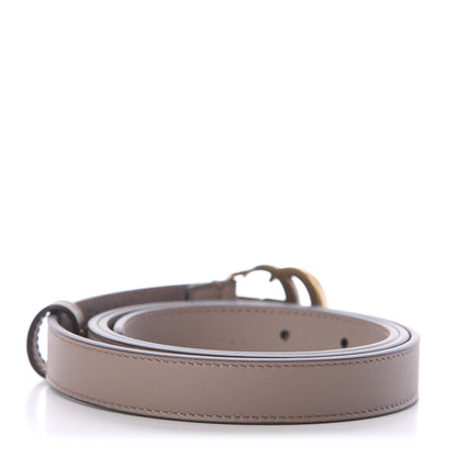 Gucci Calfskin Double G 20mm Belt 95 38 Porcelain Rose 2 of 5