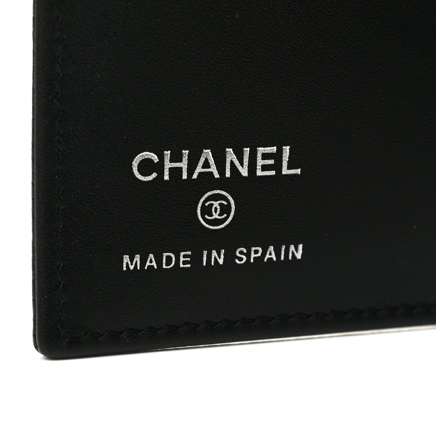 Caviar Timeless Passport Holder Black