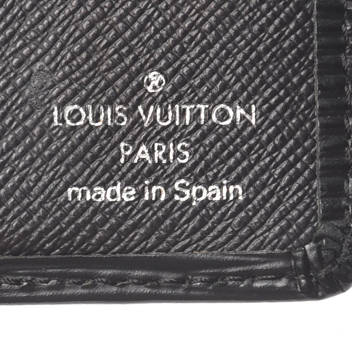 Louis Vuitton Epi 6 Card Billfold Wallet Black 6 of 7