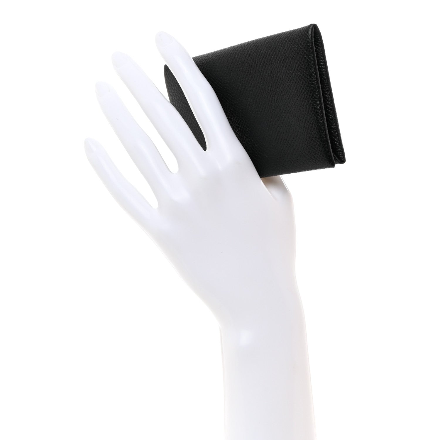 Hermes Epsom Calvi Card Case Black 2 of 8