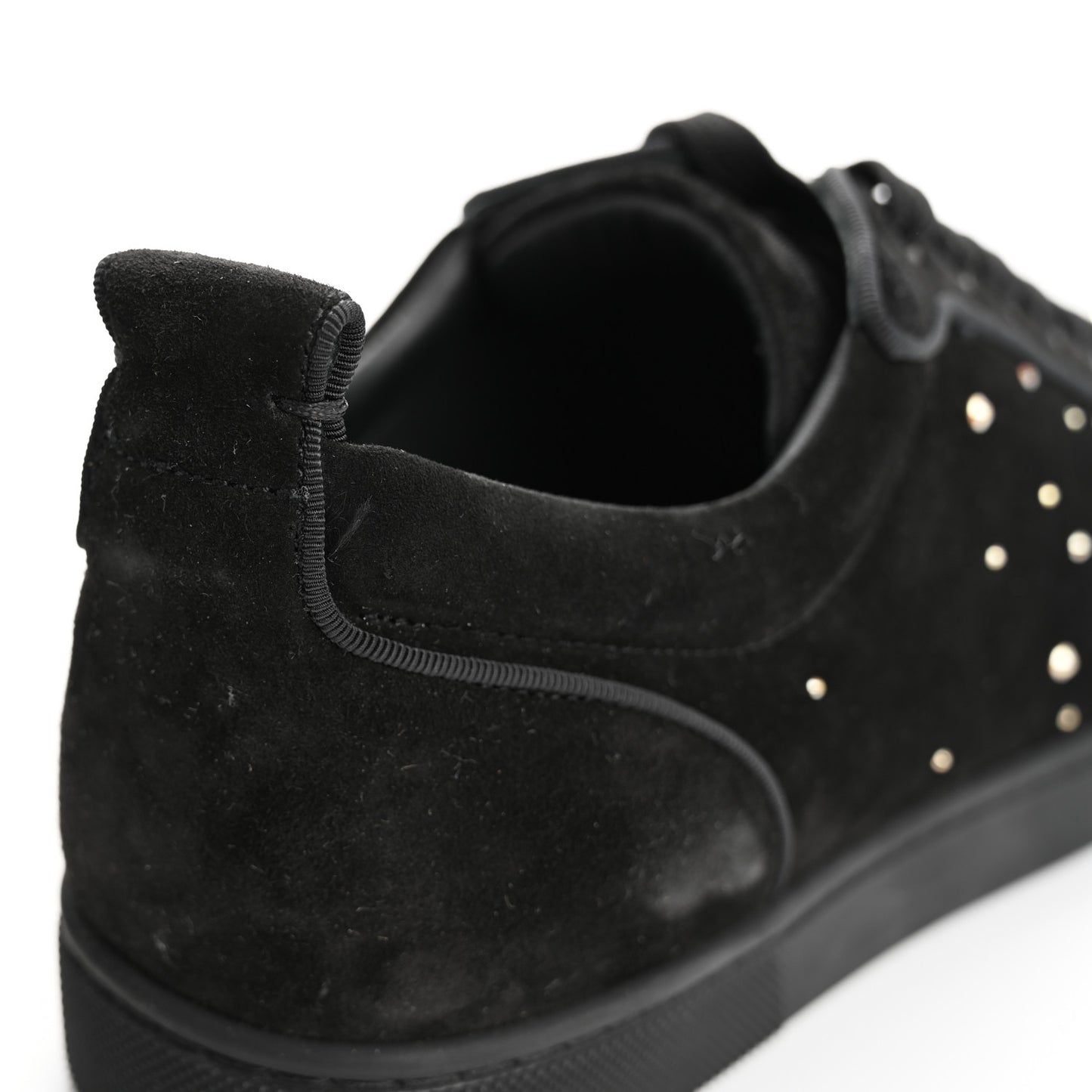 Veau Velours Crystal Mens Degralouis Low Top Sneaker 43 Black