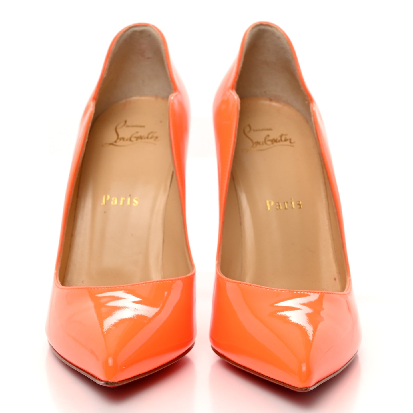 Patent Hot Chick 100 Pumps 38 Sunset