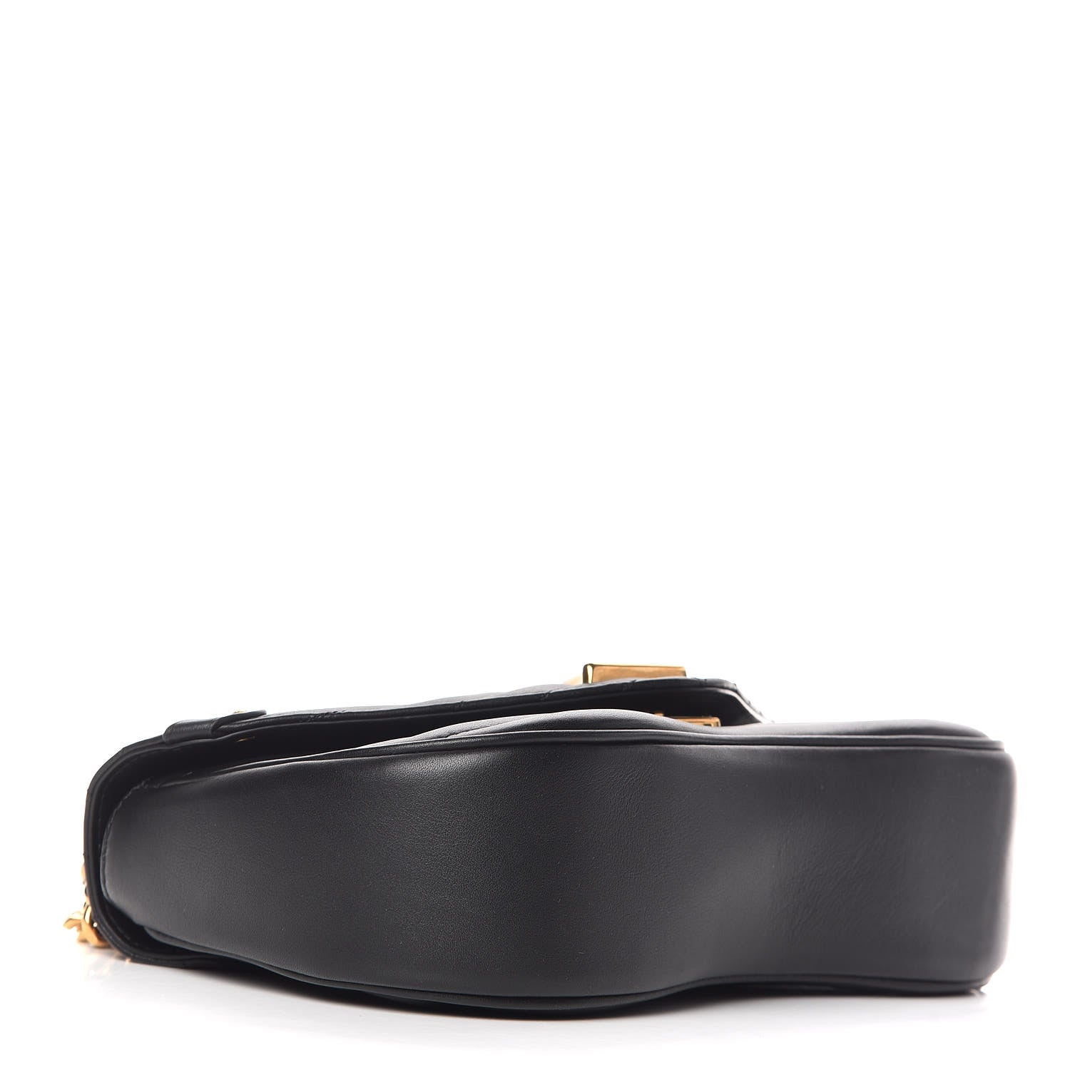 Louis Vuitton Calfskin Love Lock New Wave Chain MM Black 4 of 12