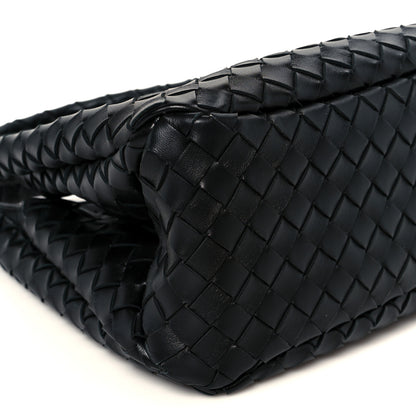 Bottega Veneta Nappa Intrecciato Small Campana Shoulder Bag Black 10 of 11