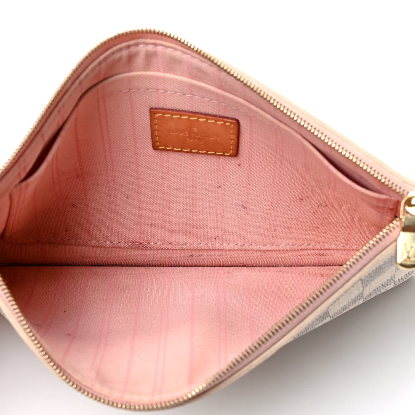 Damier Azur Neverfull MM GM Pochette Rose Ballerine