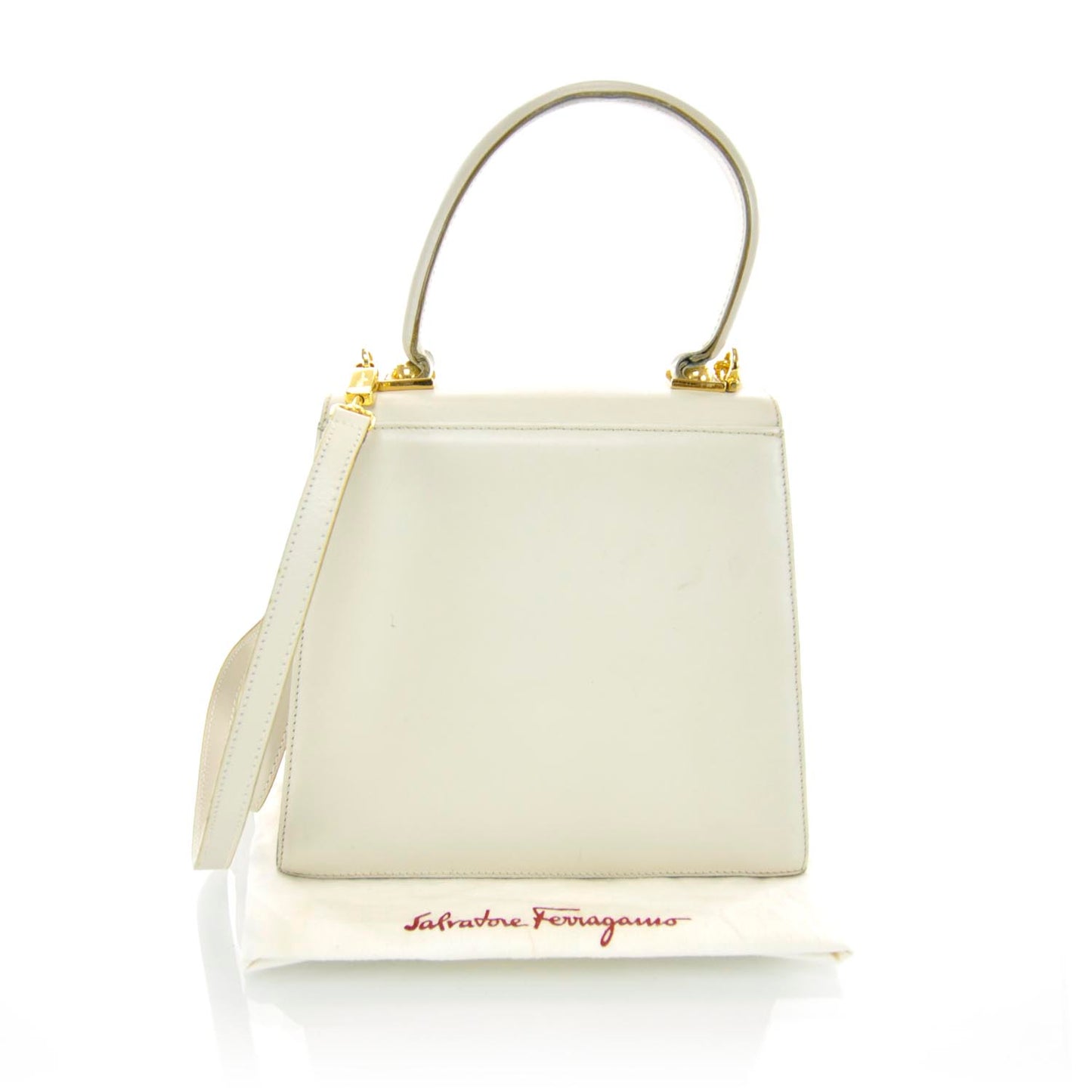 SALVATOREFERRAGAMOLeatherGanciniShoulderBag