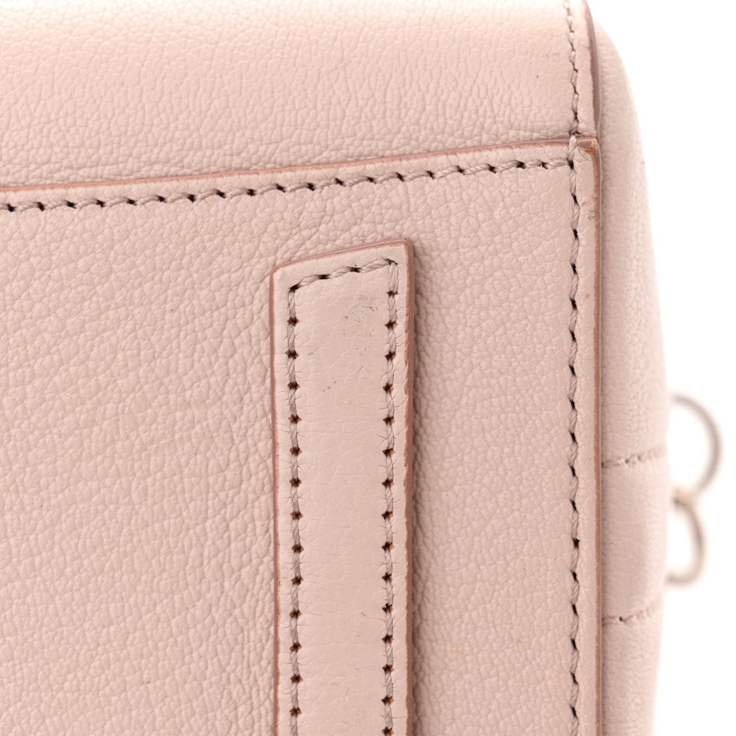 Sugar Goatskin Mini Antigona Pale Pink