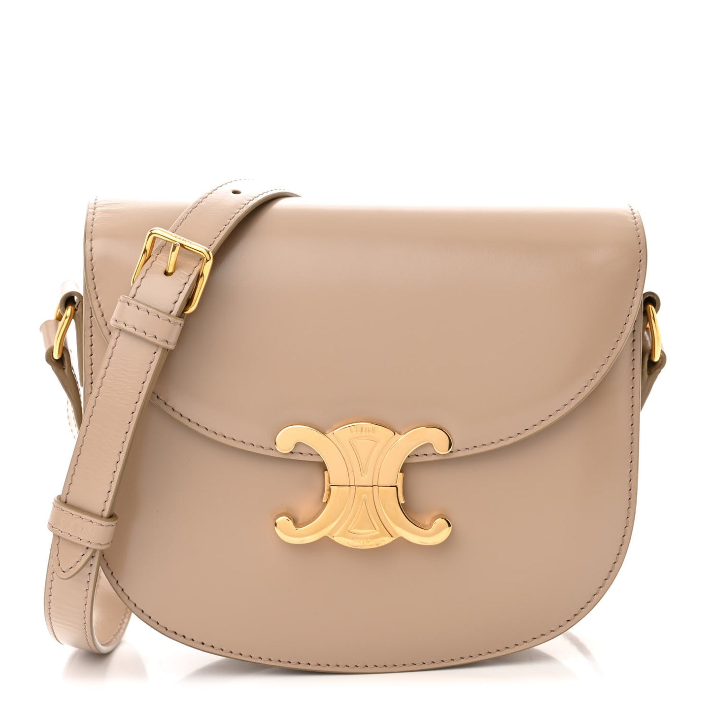 Shiny Calfskin Teen Besace Safari
