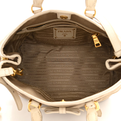 Prada Jacquard Logo Tote Corda Talco 5 of 15