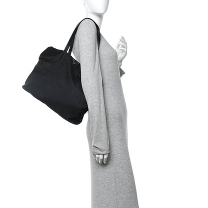 Prada Tessuto Nylon Shopping Tote Black 2 of 9