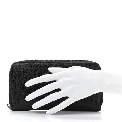 Chanel Caviar Large Timeless CC Zip Around Wallet Black 2 of 9