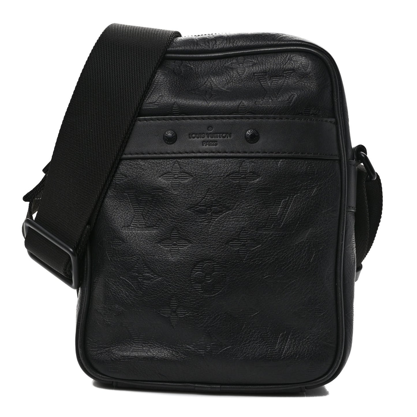 Calfskin Monogram Shadow Danube PM Black