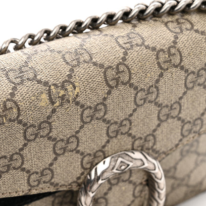 Gucci GG Supreme Monogram Mini Dionysus Shoulder Bag Black 12 of 12