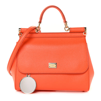 Dolce & Gabbana Dauphine Small Miss Sicily Satchel Orange 1 of 7