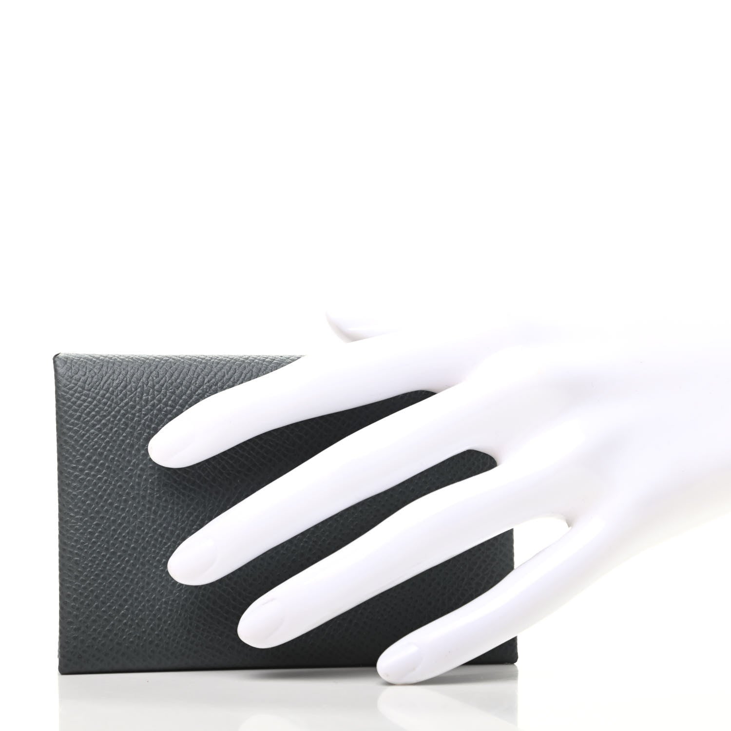 Hermes Epsom Calvi Duo Card Case Bleu Orage 2 of 7