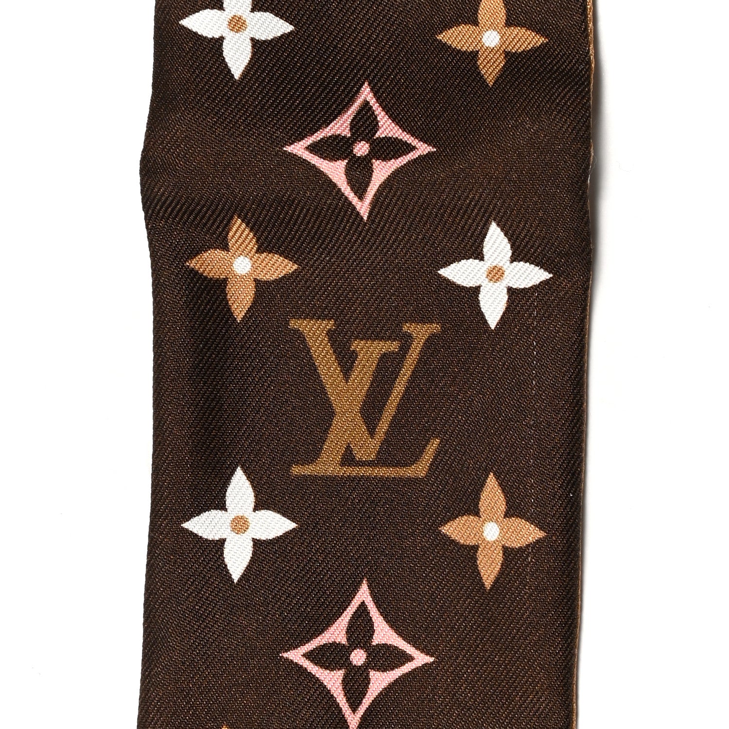 Louis Vuitton Silk Flowers Forever Bandeau Beige 3 of 4